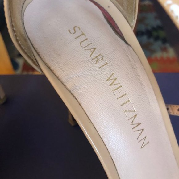 Patent Leather Nudistsong Heel by Stuart Weitzman (8W) - Picture 8 of 10